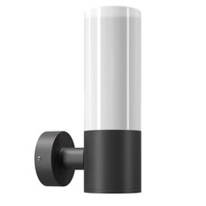 Светильник для уличного освещения с арматурой чёрного цвета, плафонами белого цвета Maytoni O418WL-01B