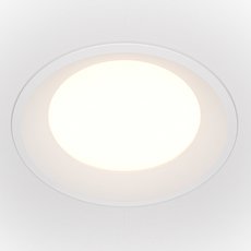 Точечный светильник с арматурой белого цвета Maytoni DL053-24W3K-W