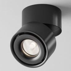 Точечный светильник с арматурой чёрного цвета, металлическими плафонами Maytoni C084CL-15W4K-B