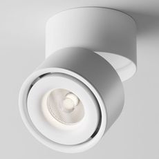 Точечный светильник с арматурой белого цвета Maytoni C084CL-15W4K-W