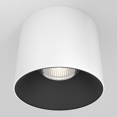 Точечный светильник с арматурой белого цвета, плафонами чёрного цвета Maytoni C064CL-01-15W3K-RD-WB