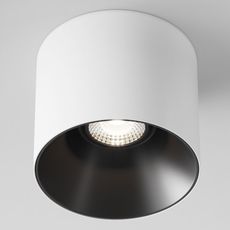 Точечный светильник с арматурой белого цвета, плафонами чёрного цвета Maytoni C064CL-01-15W4K-RD-WB