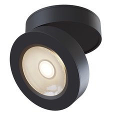 Точечный светильник с арматурой чёрного цвета, металлическими плафонами Maytoni C022CL-L7B