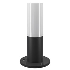 Светильник для уличного освещения с арматурой чёрного цвета, плафонами белого цвета Maytoni O418FL-01B