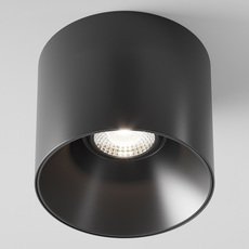 Точечный светильник с арматурой чёрного цвета Maytoni C064CL-01-25W4K-RD-B