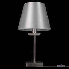 Настольная лампа с арматурой никеля цвета, плафонами белого цвета Freya FR1006TL-01N