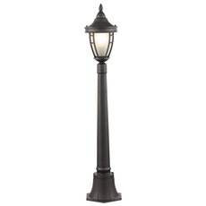 Светильник для уличного освещения с арматурой чёрного цвета, стеклянными плафонами Maytoni O026FL-01B