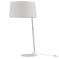 Настольная лампа с арматурой белого цвета, плафонами белого цвета Maytoni MOD613TL-01W