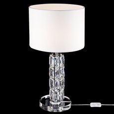 Настольная лампа с текстильными плафонами белого цвета Maytoni DIA008TL-01CH
