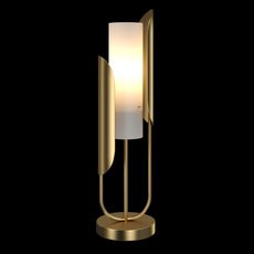 Настольная лампа с арматурой золотого цвета, плафонами белого цвета Maytoni Z014TL-01G