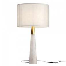 Настольная лампа с текстильными плафонами белого цвета Maytoni Z030TL-01BS1