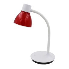 Настольная лампа с арматурой белого цвета, пластиковыми плафонами DeMarkt 631036201