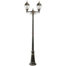 Светильник для уличного освещения с арматурой коричневого цвета, стеклянными плафонами MW-LIGHT 804040602