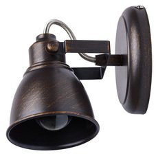 Спот с арматурой коричневого цвета, металлическими плафонами MW-LIGHT 547020301