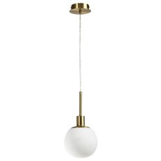 Светильник с арматурой бронзы цвета, плафонами белого цвета DeMarkt 707011001