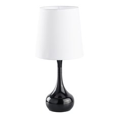 Настольная лампа с арматурой чёрного цвета, текстильными плафонами MW-LIGHT 415033601