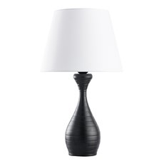 Настольная лампа с арматурой чёрного цвета, текстильными плафонами MW-LIGHT 415033801