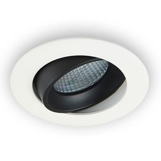 Точечный светильник с металлическими плафонами чёрного цвета Citilux CLD001NW4