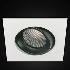 Точечный светильник с арматурой белого цвета, плафонами чёрного цвета Citilux CLD001KNW4