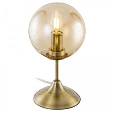 Настольная лампа с арматурой бронзы цвета, стеклянными плафонами Citilux CL102813