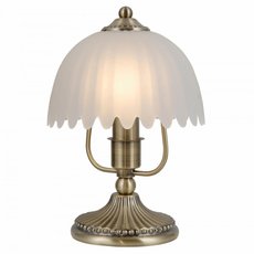 Настольная лампа с арматурой бронзы цвета, плафонами белого цвета Citilux CL414813