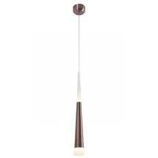 Светильник с арматурой коричневого цвета, пластиковыми плафонами Citilux CL227013