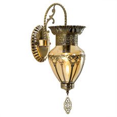Светильник с арматурой бронзы цвета, плафонами янтарного цвета Citilux CL419413