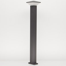 Светильник для уличного освещения с арматурой чёрного цвета, пластиковыми плафонами Citilux CLU02B
