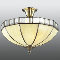 Светильник с арматурой бронзы цвета, стеклянными плафонами Citilux CL440141