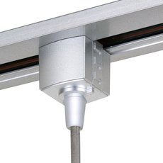 Шинная система с арматурой серебряного цвета Elektrostandard TRLM-1-CH /Коннектор для однофазного шинопровода серебро