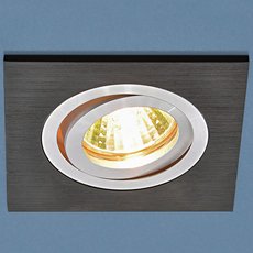 Точечный светильник для гипсокарт. потолков Elektrostandard 1051/1 BK черный