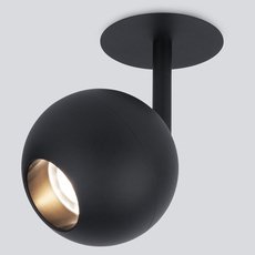 Точечный светильник с арматурой чёрного цвета, плафонами чёрного цвета Elektrostandard 9925 LED 8W 4200K черный