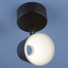 Спот с одной лампой Elektrostandard DLR025 5W 4200K черный матовый