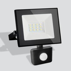 Светильник для уличного освещения с плафонами прозрачного цвета Elektrostandard Прожектор Elementary (с датчиком) 024 FL LED 20W 6500K IP44