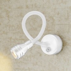 Бра с арматурой белого цвета, плафонами белого цвета Elektrostandard KORD LED белый (MRL LED 1030)