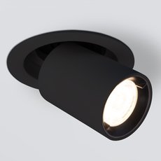 Точечный светильник для гипсокарт. потолков Elektrostandard 9917 LED 10W 4200K черный матовый