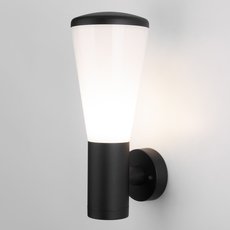 Светильник для уличного освещения с плафонами белого цвета Elektrostandard 1416 TECHNO чёрный