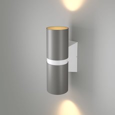 Светильник для уличного освещения с металлическими плафонами Elektrostandard Liberty LED серый/белый (35124/U)