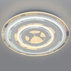 Светильник с плафонами прозрачного цвета Eurosvet 90220/1 белый
