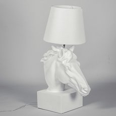 Настольная лампа с текстильными плафонами белого цвета BLS 12245