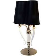 Настольная лампа с текстильными плафонами чёрного цвета BLS 11219