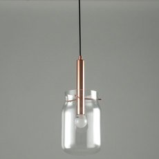 Светильник с стеклянными плафонами прозрачного цвета BLS 17676