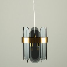 Светильник с стеклянными плафонами тонированного цвета BLS 17980