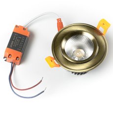 Точечный светильник с арматурой бронзы цвета, плафонами бронзы цвета BLS 45187