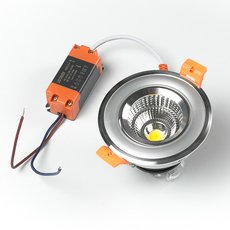 Точечный светильник с арматурой серебряного цвета, плафонами серебряного цвета BLS 45254