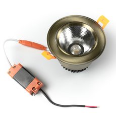 Точечный светильник с арматурой бронзы цвета, плафонами бронзы цвета BLS 45189