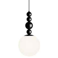 Светильник с арматурой чёрного цвета, плафонами белого цвета BLS 10351
