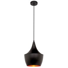Светильник с арматурой чёрного цвета, металлическими плафонами BLS 10956