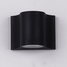 Светильник для уличного освещения с арматурой чёрного цвета, плафонами чёрного цвета BLS 18814
