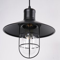 Светильник с арматурой чёрного цвета, плафонами прозрачного цвета BLS 30215